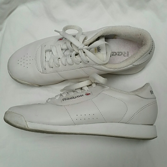 reebok white princess sneakers